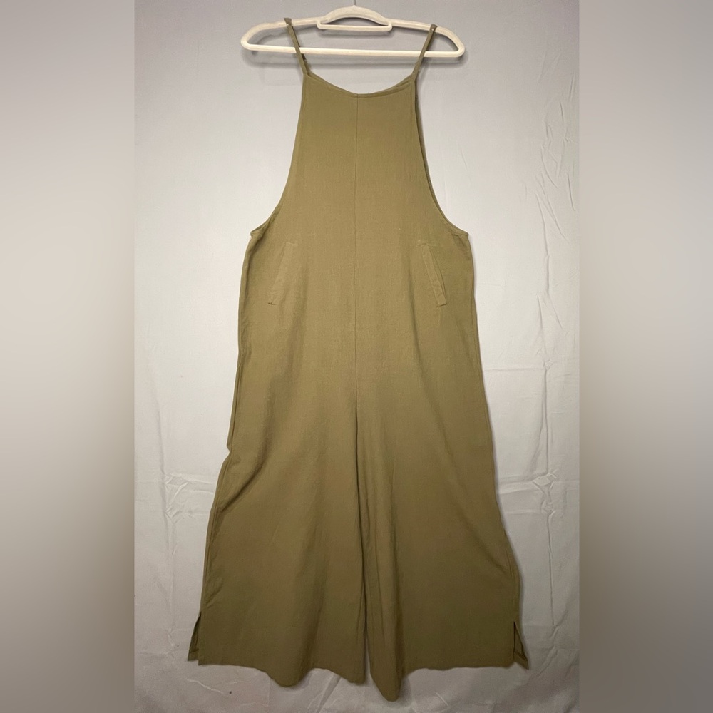 Stylish Olive Green Jumpsuit